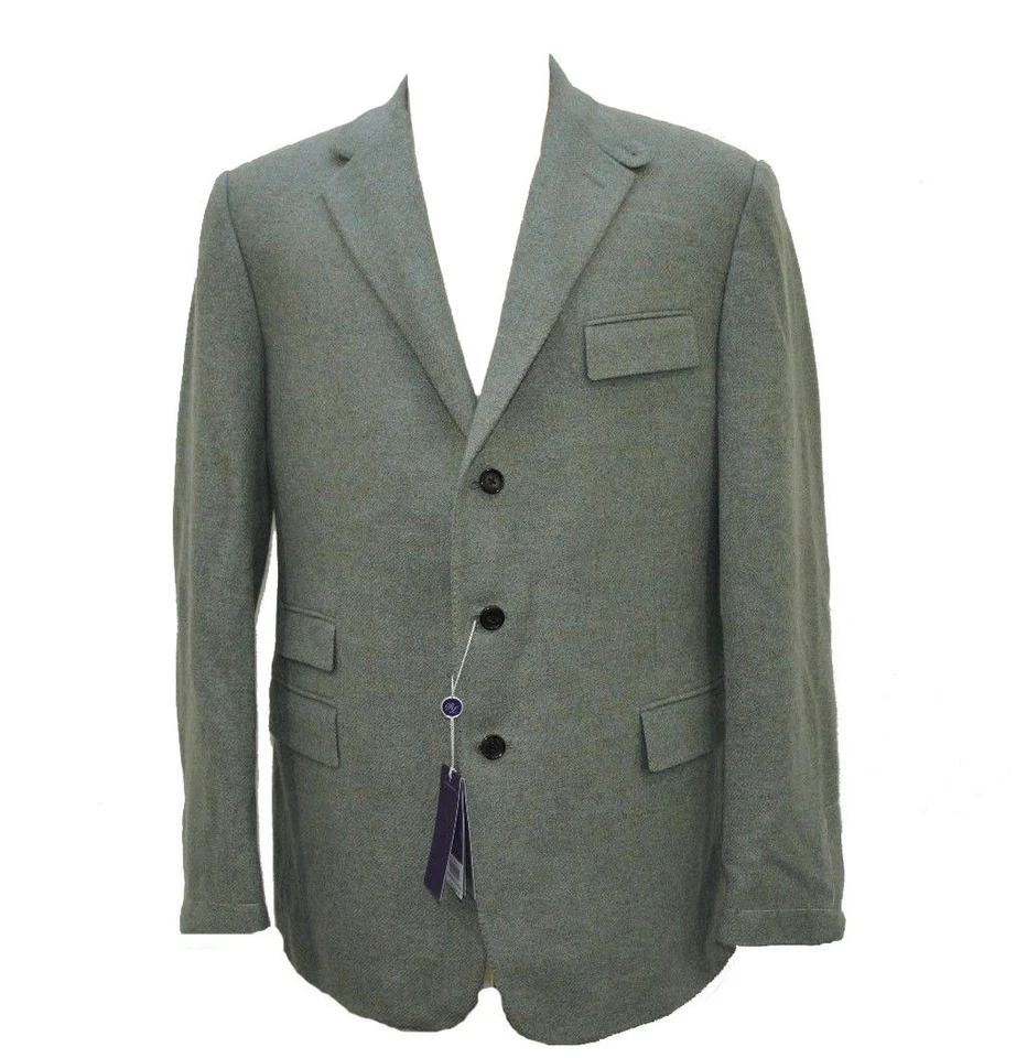 Jaqueta blazer Ralph Lauren roxa etiqueta lã tweed Drake slim casaco esportivo US$ 3.495 - Imagem 1 de 4