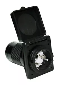 A10-50INBKVP Valterra NEW 50 Amp RV Twist Lock Inlet Black - Picture 1 of 1