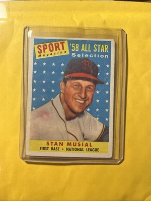 1958 Topps - Revista deportiva '58 All Star Selection Stan Musial #476 Foto 1 de 2