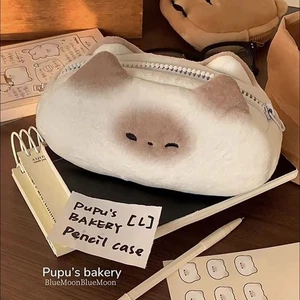 Large Capacity Pen Bag Plush Stationery Bag Stationery Organizer School Office - Picture 1 of 11