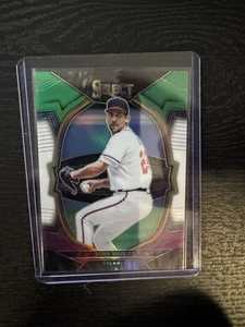 2023 Panini Select - Concourse John Smoltz #74 Green White Purple Prizm /199 - Picture 1 of 4