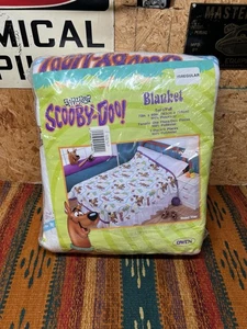 Vintage Scooby Doo Blanket Roadmap 1998 Owen 72” x 90” TWIN/FULL BRAND NEW - Picture 1 of 6