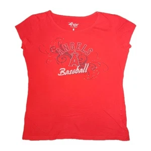 G3 For Her Damen Medium LA Angels Of Anaheim rotes Shirt - Bild 1 von 4