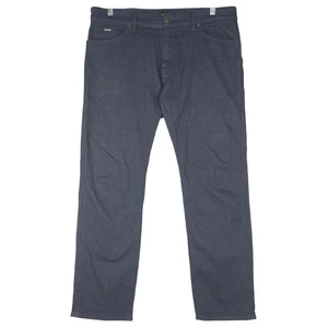 Hugo Boss Maine3 Candiani Denim Italiano Elasticizzato Blu Scuro 36x30 (Adatto 37x30 - Foto 1 di 9