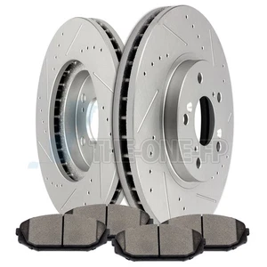 Fits 1999-2004 Honda Odyssey 2001-2002 Acura MDX Front Brake Rotors Ceramic Pads - Picture 1 of 8