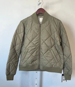 Dickies Quilted Green Bomber Jacket - Women's Unisex EXTRA LARGE - Picture 1 of 6