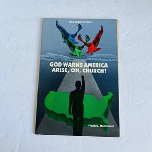 Vintage Religious Booklet God Warns America Arise Oh Church Frank Hammond 1st ed - Picture 1 of 14