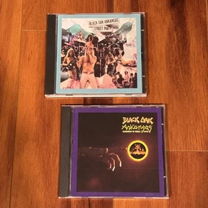 BLACK OAK ARKANSAS Raunch N Roll Live + Street Party 2 CD LOT JIM DANDY RARE HTF - Picture 1 of 9