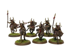 SERPENT RIDERS OF HARAD 6 lord of the rings warhammer 28mm Painted Miniatures - Picture 1 of 4
