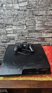 Sony PlayStation 3 Slim 320GB PS3 Console CECH-3001B With Controller TESTED - Picture 1 of 9