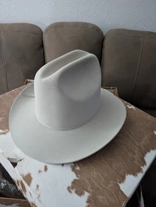Vintage Resistol Self Conforming 4x Beaver Silver Belly Western Cowboy Size 7 - Picture 1 of 9