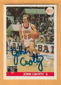 John Crotty Virginia Cavaliers AUTO Signed 1991 Front Row Lincroft New Jersey - Bild 1 von 2