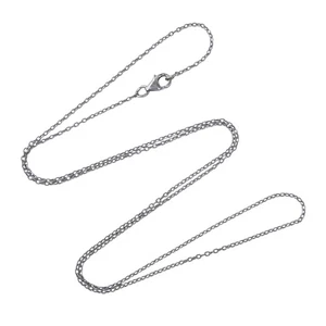 Nachlass Sterling Silber 925 Zopfkette Halskette 19" - Bild 1 von 3