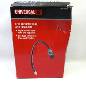 Manguera y regulador de repuesto para parrilla universal con 2 pies Manguera 1001533456 Tipo 1 - Imagen 1 de 7