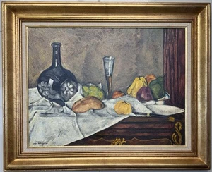 Original altes impressionistisches Ölgemälde, signiert “Cézanne/par G. Garnier”. - Bild 1 von 23