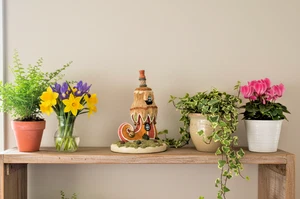 Figura de porcelana rara de Jon Herbert - "El bufón" (1990) - Capricho pintado a mano - Imagen 1 de 6