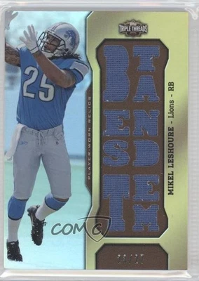2011 Topps Triple Threads Relics Sepia /27 Mikel Leshoure #TTR-39 Rookie RC - Image 1 of 2