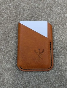 Handmade Italian Leather Slim Card Holder Wallet – Carlo Badalassi Leather - Picture 1 of 5