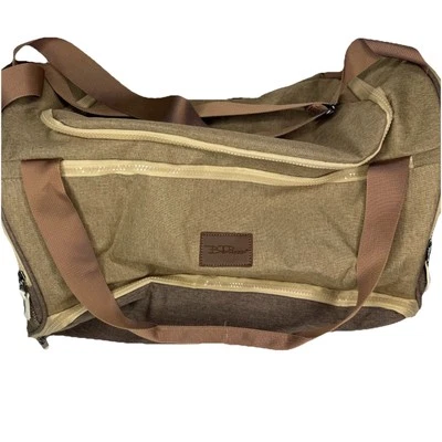 Bella Russo 20 Inch Canvas Urban Desert Travel Duffle Bag - Tan/Brown NEW - Image 1 of 4