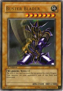 Lightly Played, English Yu Gi Oh Buster Blader - PSV-050 - Ultra Rare - 1st Edit - Picture 1 of 1