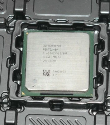 INTEL P4 2.6/512MB/800 SOCKET 478PIN  STEP:SL6WH TESTED WORKING - Image 1 of 4