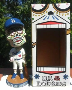2018 Sugar Skull LA Dodgers Dia de Los Muertos Bobblehead SGA - Picture 1 of 1