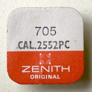 ZENITH Cal. 2552, 2552PZ, 2552C PARTE RUOTA DI SCARICO #705 SIGILLATO IN FABBRICA - Foto 1 di 2