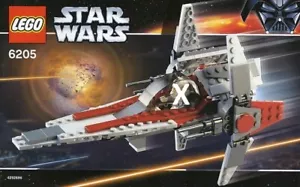 LEGO STAR WARS V-WING FIGHTER FROM SET 6205 SHIP ONLY NO FIGURES 100% COMPLETE* - Picture 1 of 4