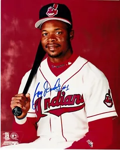 TONY FERNANDEZ CLEVELAND INDIANS ACTION SIGNED 8x10 - Picture 1 of 1