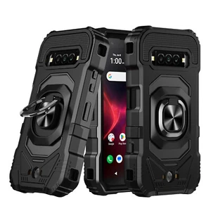 For Kyocera DuraForce Pro 3 Case w/ Temper Glass Hybrid Cover Magnetic Ring - Picture 1 of 8