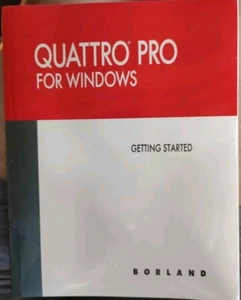 Vintage Borland Quattro Pro for Windows Version 1.0 + Manuals - 3.5" Flopy Disk - Picture 1 of 6