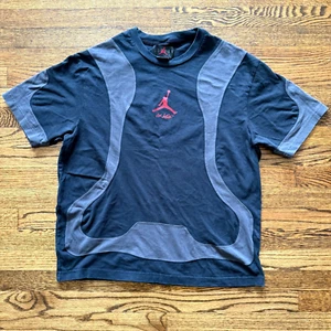Nike Air Jordan x Off White Shirt Adult Large Black Jumpman Short Sleeve Tee - Picture 1 of 3