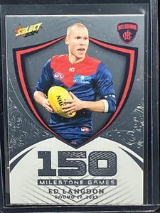2024 AFL SELECT ED LANGDON MILESTONE GAMES DEMONS CARD #MGH67 d#131/240 - Picture 1 of 2