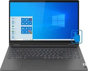 Lenovo Flex 5 15IIL05: I7-1065G7 1.30Ghz 12GB SSD 512GB Win 11 Pro Touch Screen - Picture 1 of 10