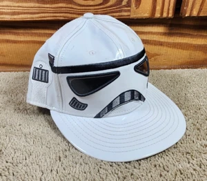 Star Wars Classic Stormtrooper Hat New Era 7 3/8 White 59Fifty Fitted Big Face - Picture 1 of 9