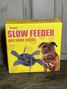 Puppy Dog Spiral Slow Feeder Insert Slow Feeder Covert a Dog Bowl Dog Dish NIB - Picture 1 of 4