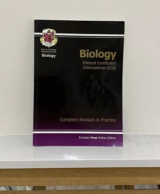 EDEXCEL INT GCSE BIOLOGY REVISION & PRACTISE CGP BOOK BRAND NEW COMPLETE VGC - Image 1 of 4