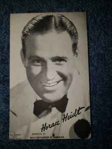 Horace Heidt 1940's-50's Mutoscope Music Corp of America Postcard - Bild 1 von 2
