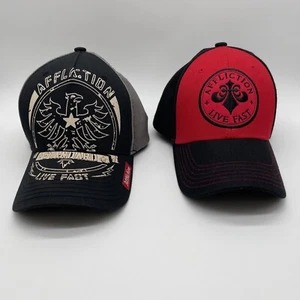 Zwei Affliction SnapBack Hüte - Bild 1 von 10