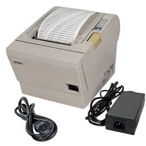 GETESTET Epson TM-T88IIIP M129C POS Thermo Bondrucker Ticketdrucker USB weiß - Bild 1 von 17