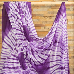 Tie Dye Cotton Fabric by Yard Indian Handmade Sewing Material Quilting Cloth - Picture 1 of 9