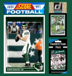 2024 SCORE NFL New York Jets Team Set Gift Pack + 2023 Donruss + 20 Card Pack Aa - Bild 1 von 1