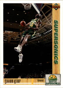 1991-92 Upper Deck Seattle Supersonics Basketball Card #173 Shawn Kemp