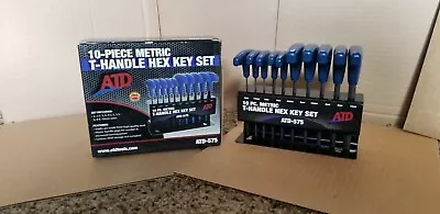 ATD 10-Piece Metric/2-10mm/T-Handle Hex Key Set. - Image 1 of 4