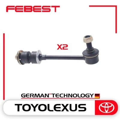 CONJUNTO DE ELOS DE BARRA OSCILANTE ESTABILIZADOR TRASEIRO 2 PEÇAS PARA TOYOTA 4RUNNER 2003-2009 QUALIDADE OEM - Imagem 1 de 2