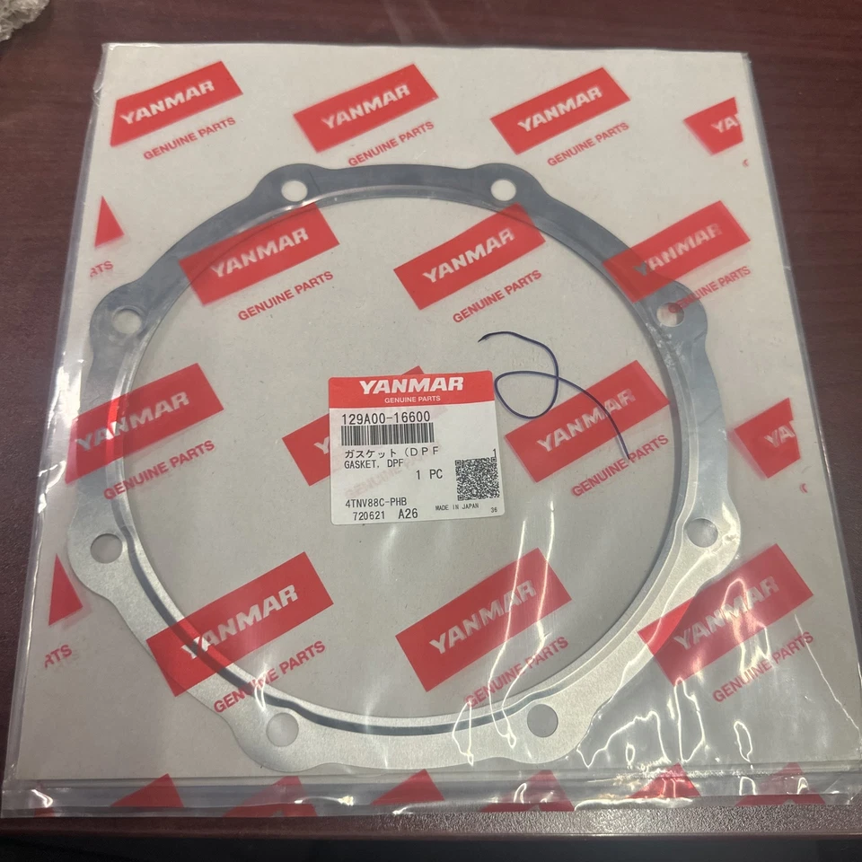 Yanmar Genuine Parts Gasket 129400-16600 - Изображение 1 из 1