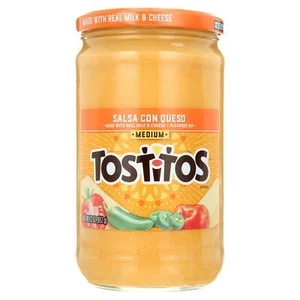 Tostitos Brand Dips & Salsas Medium Salsa Con Queso, 23 Ounce Jar - Picture 1 of 7