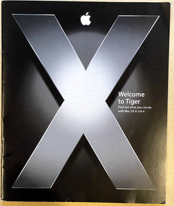 Apple Mac OS X 10.4 Tiger Operating System Manual Booklet AppleCare