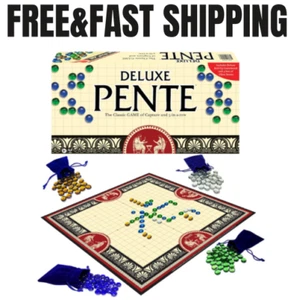 Deluxe Pente, by  Games USA, Family Strategy Game of Capture Stones for 2 to 4 P - Picture 1 of 4