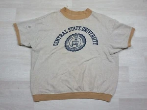 Vintage 1960's Champion Running Man (XL) Sweatshirt Central State University - Picture 1 of 11